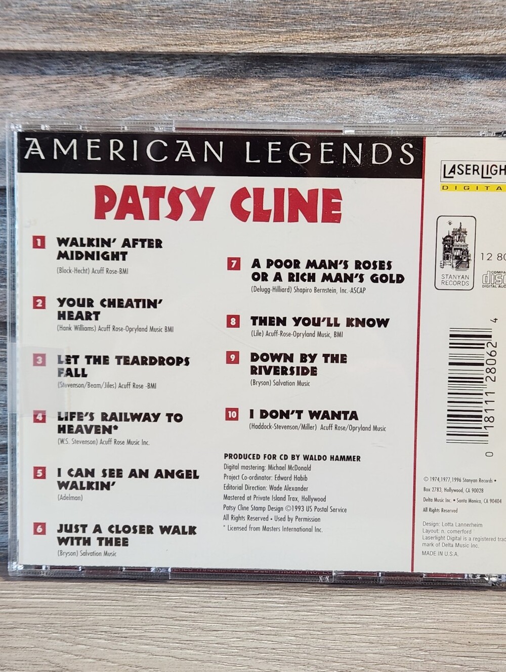 🖤 American Legends Patsy Cline CD - Picture 2 of 4